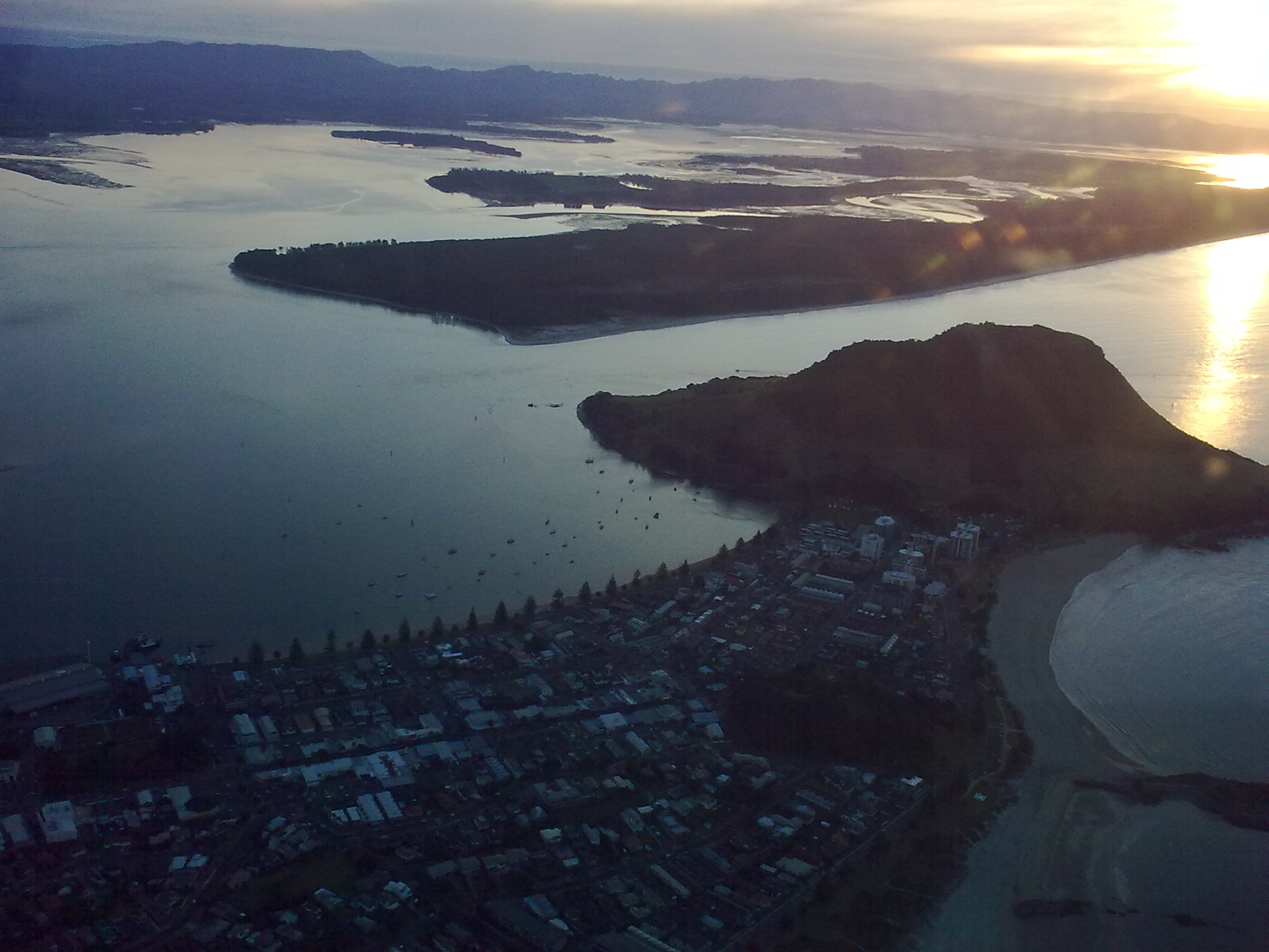 Tauranga harbour sunset