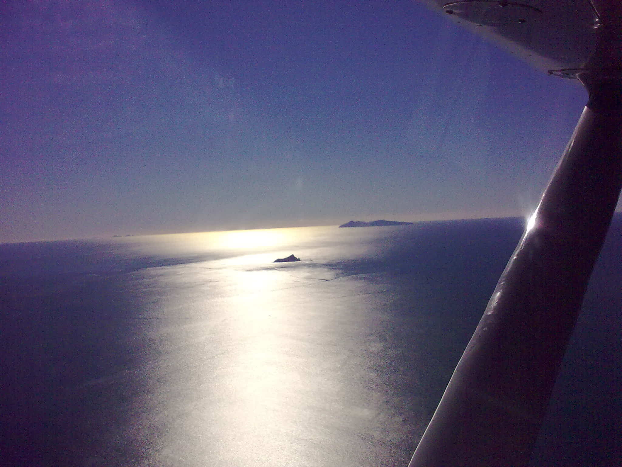 Out to sea