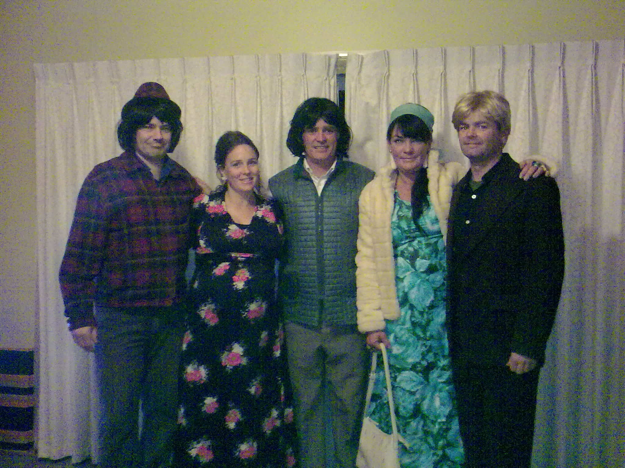 Normal clothes.. and hair