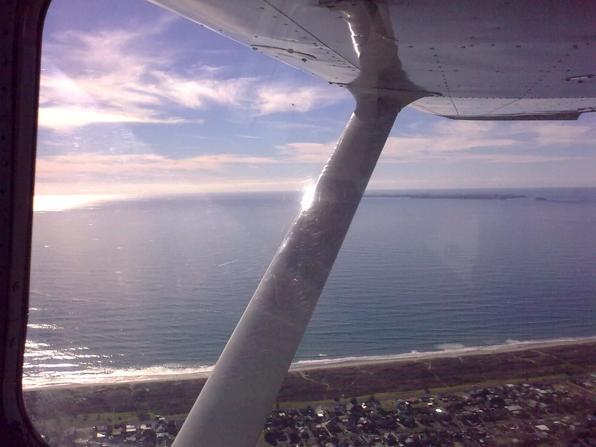 Out to sea