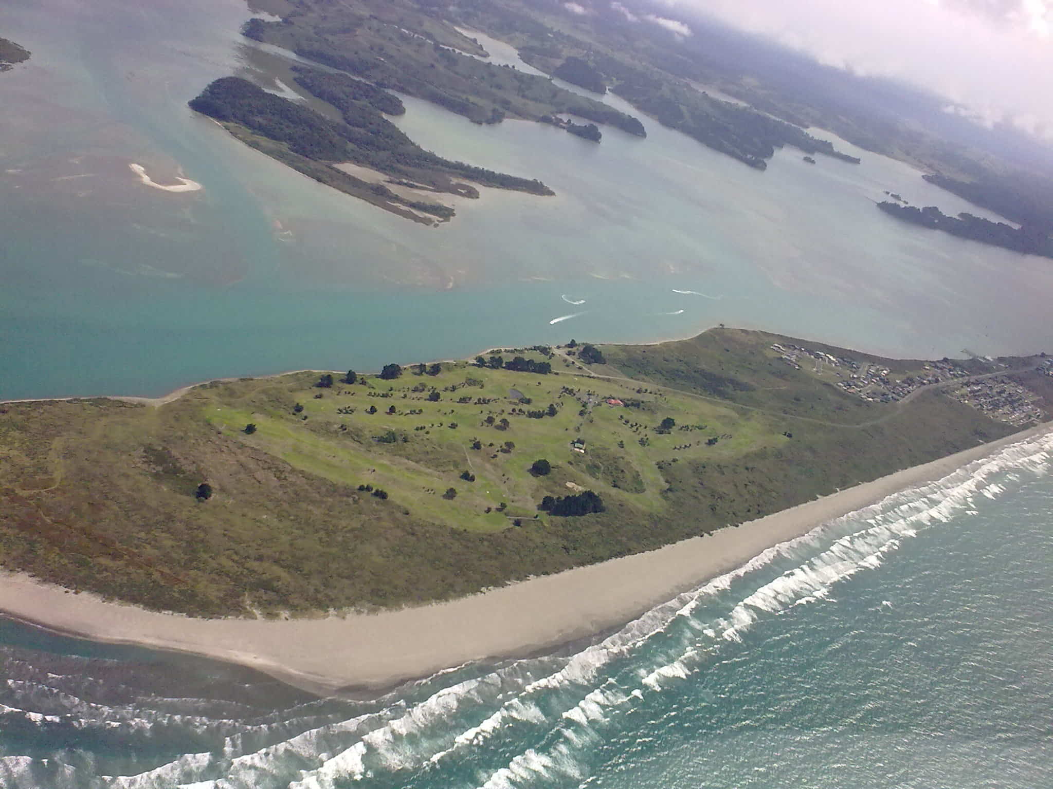 Island golf course